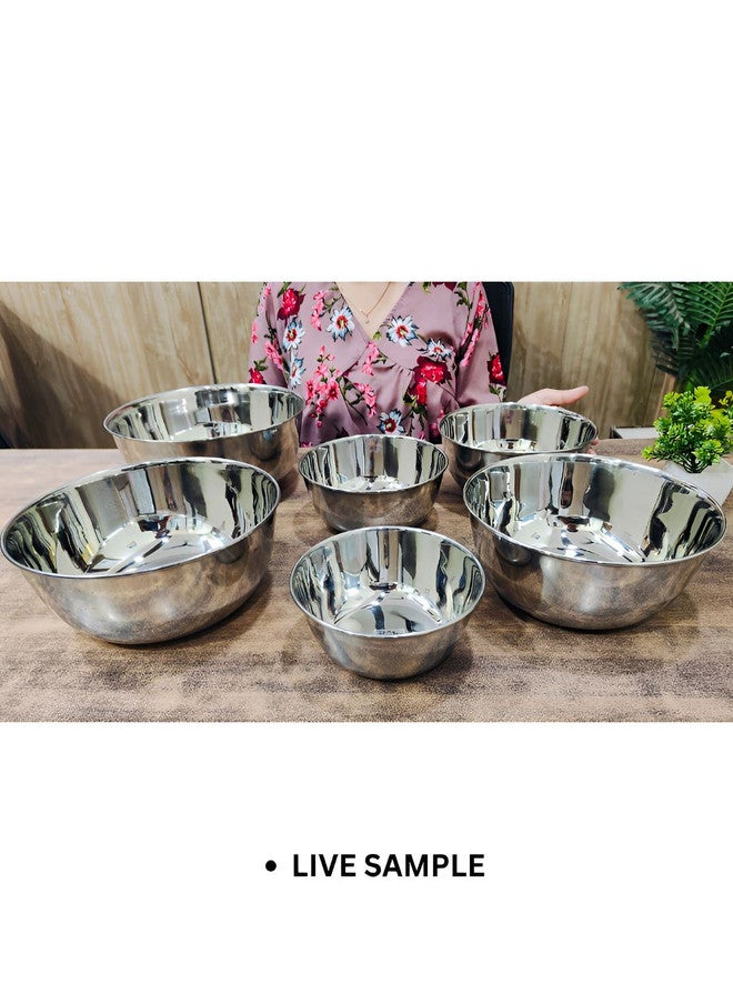 Nyra Kitchenware وعاء تقديم من نيورا للأدوات المطبخية بلون فضي من الفولاذ المقاوم للصدأ بسطح أملس - 900 مل - Image 5